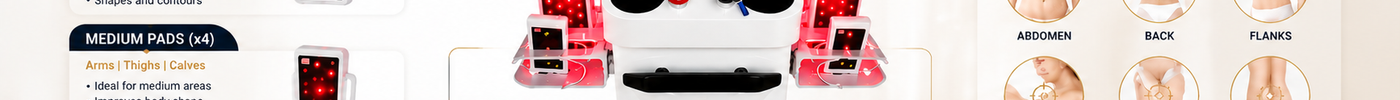 5D Lipo Laser Pads Explained: How Each Pad Targets Different Body Areas