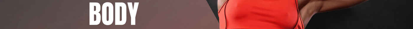 Fit woman in orange sportswear with text "Choose the Right Body Shaping Machine."