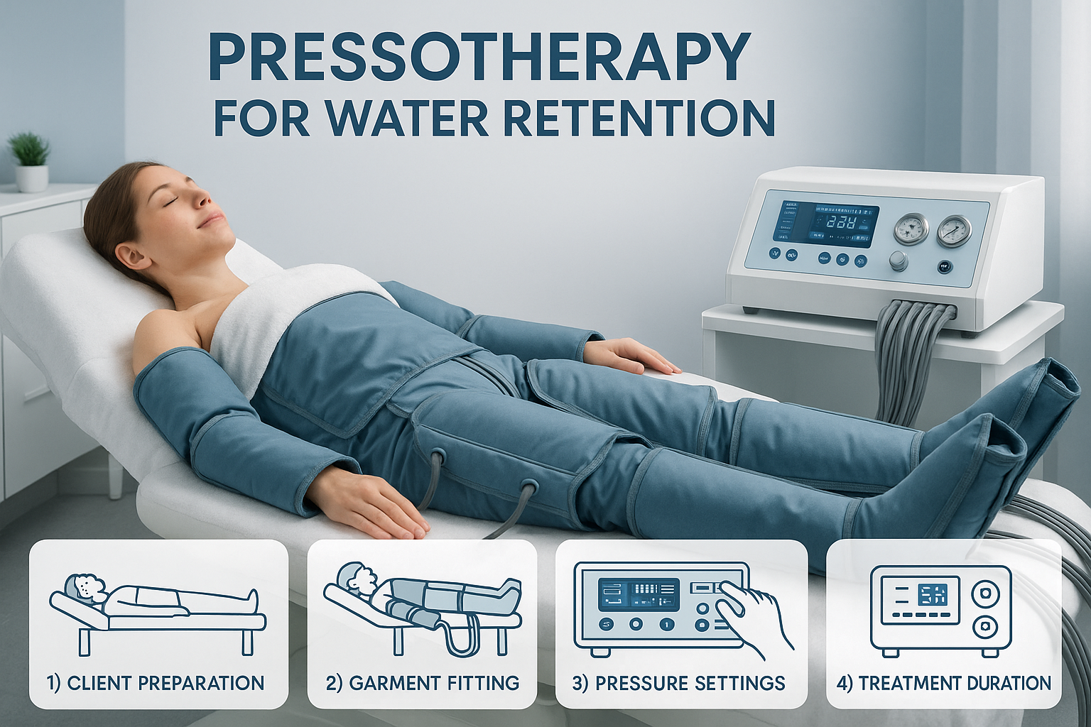 How to Use a Pressotherapy Machine for Water Retention | Wikbeauty