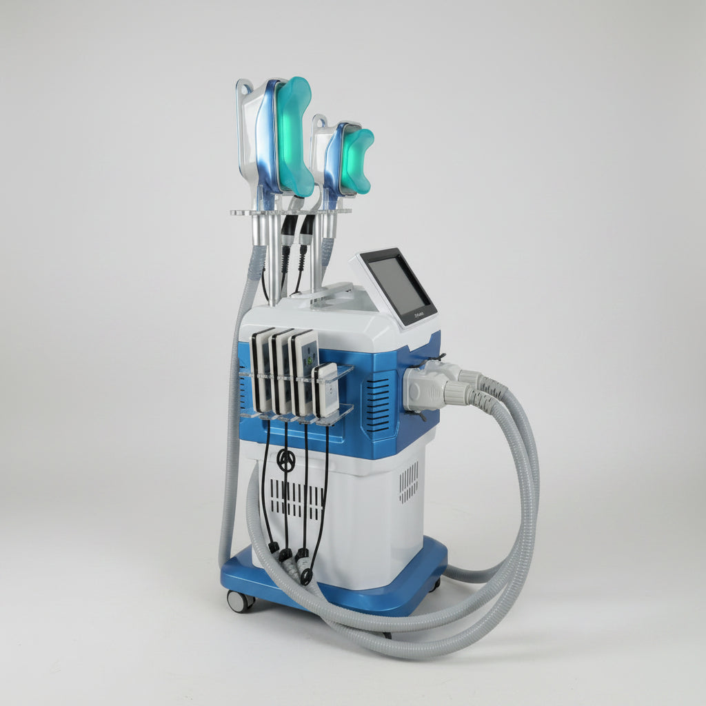 Cryolipolysis machine for non-invasive fat reduction and body contouring treatments