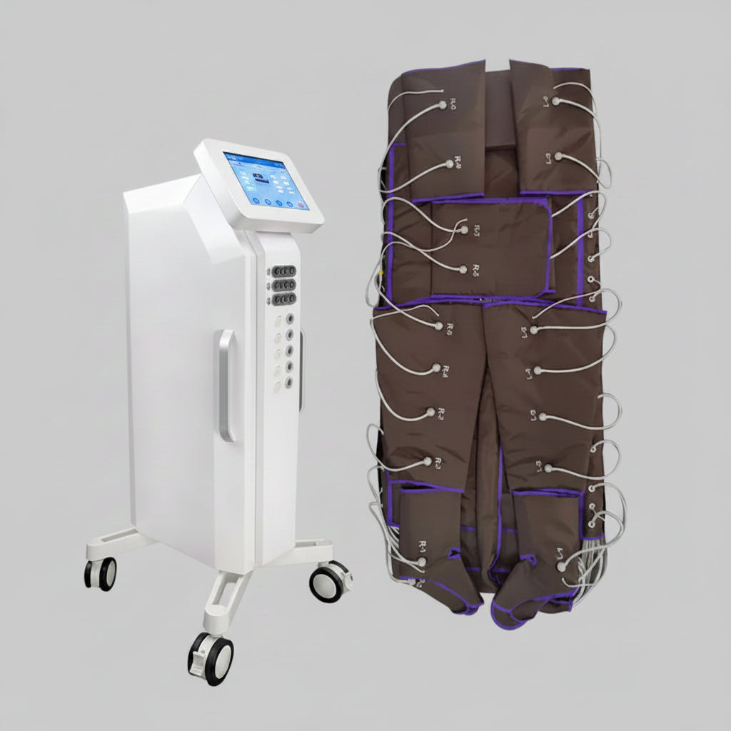 Psychotherapy slimming system for effective fat reduction and detox, combining infrared, EMS, and lymphatic drainage technologies.