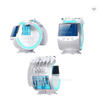 7 in 1 radio frequency dermabrasion - facial care machine - skin analyzer - ICE Blue Aqua peeling