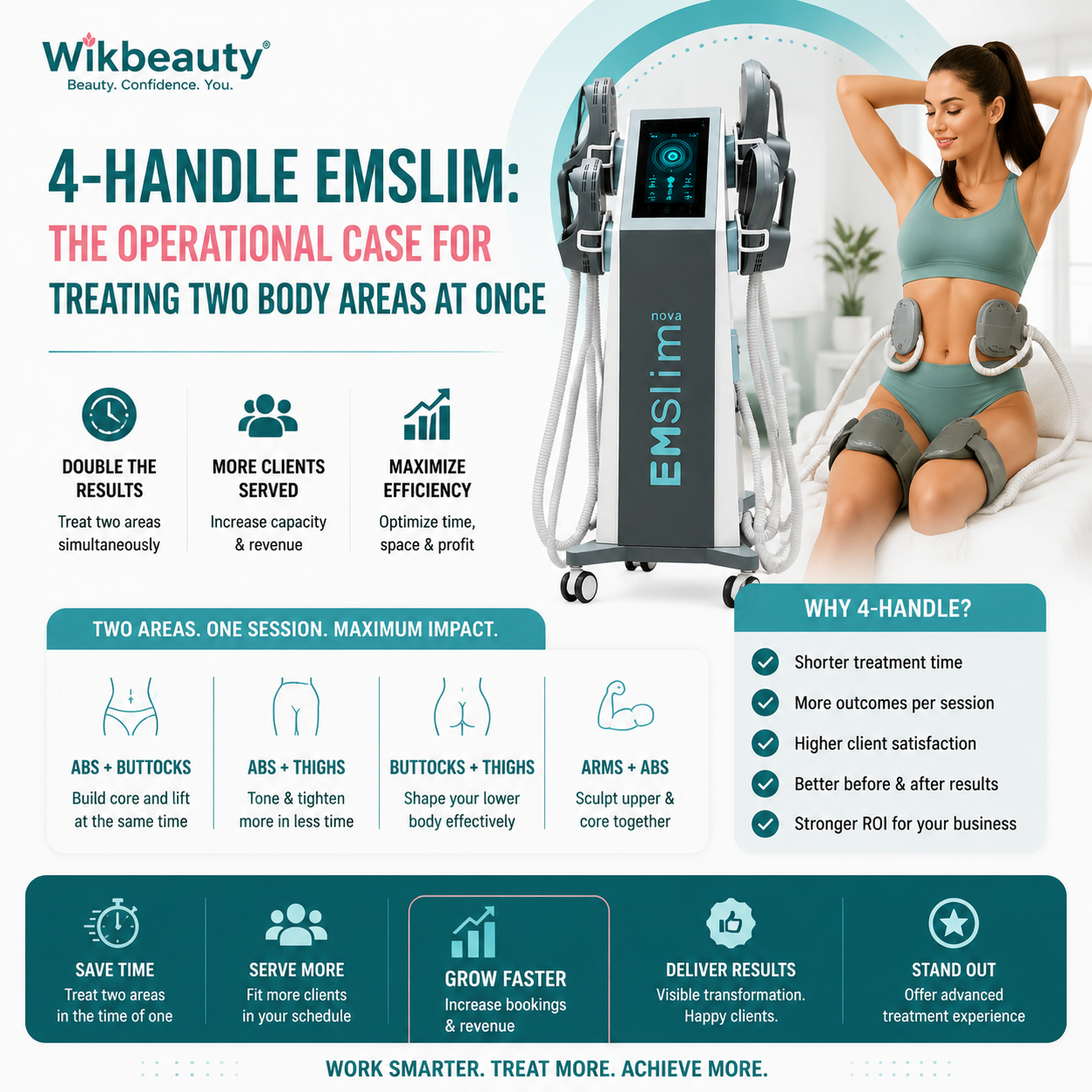4-Handle EMSlim: The Operational Case for Treating Two Body Areas at Once