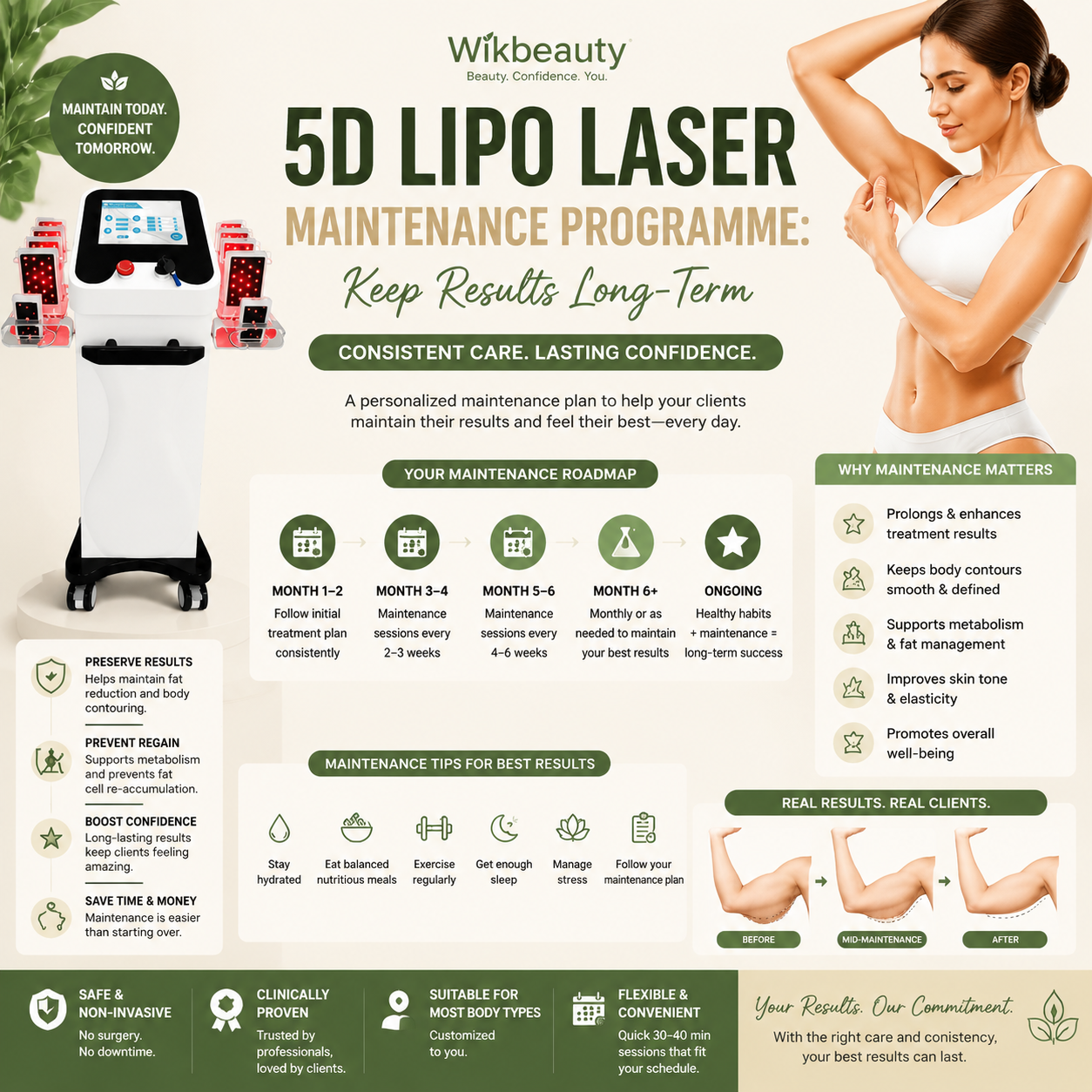 5D Lipo Laser Maintenance Programme: Keep Results Long-Term