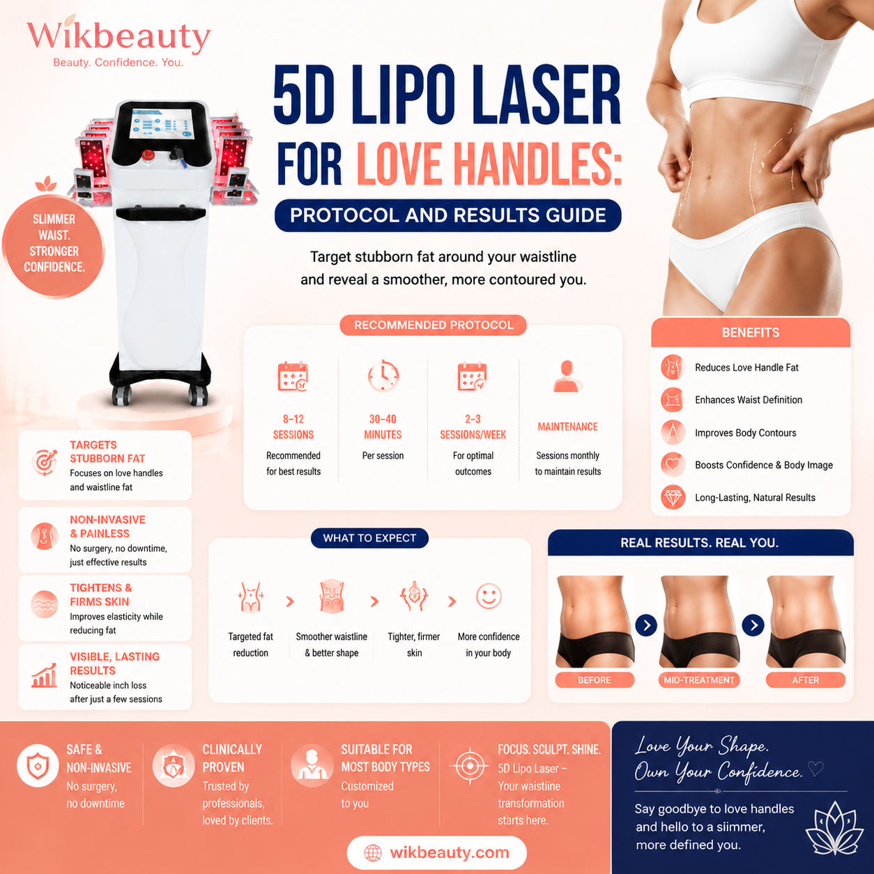 5D Lipo Laser for Love Handles: Protocol and Results Guide