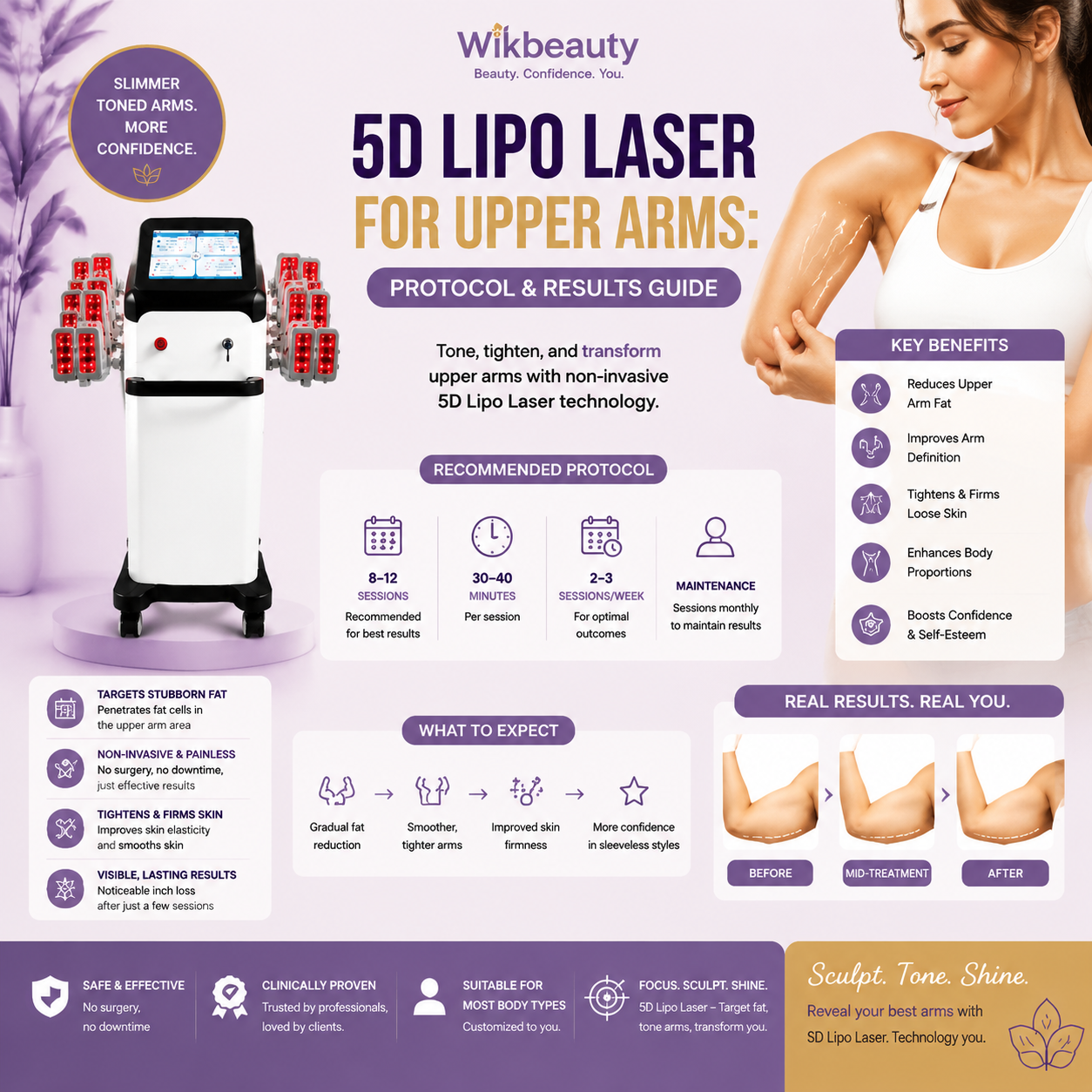 5D Lipo Laser for Upper Arms: Protocol and Results Guide