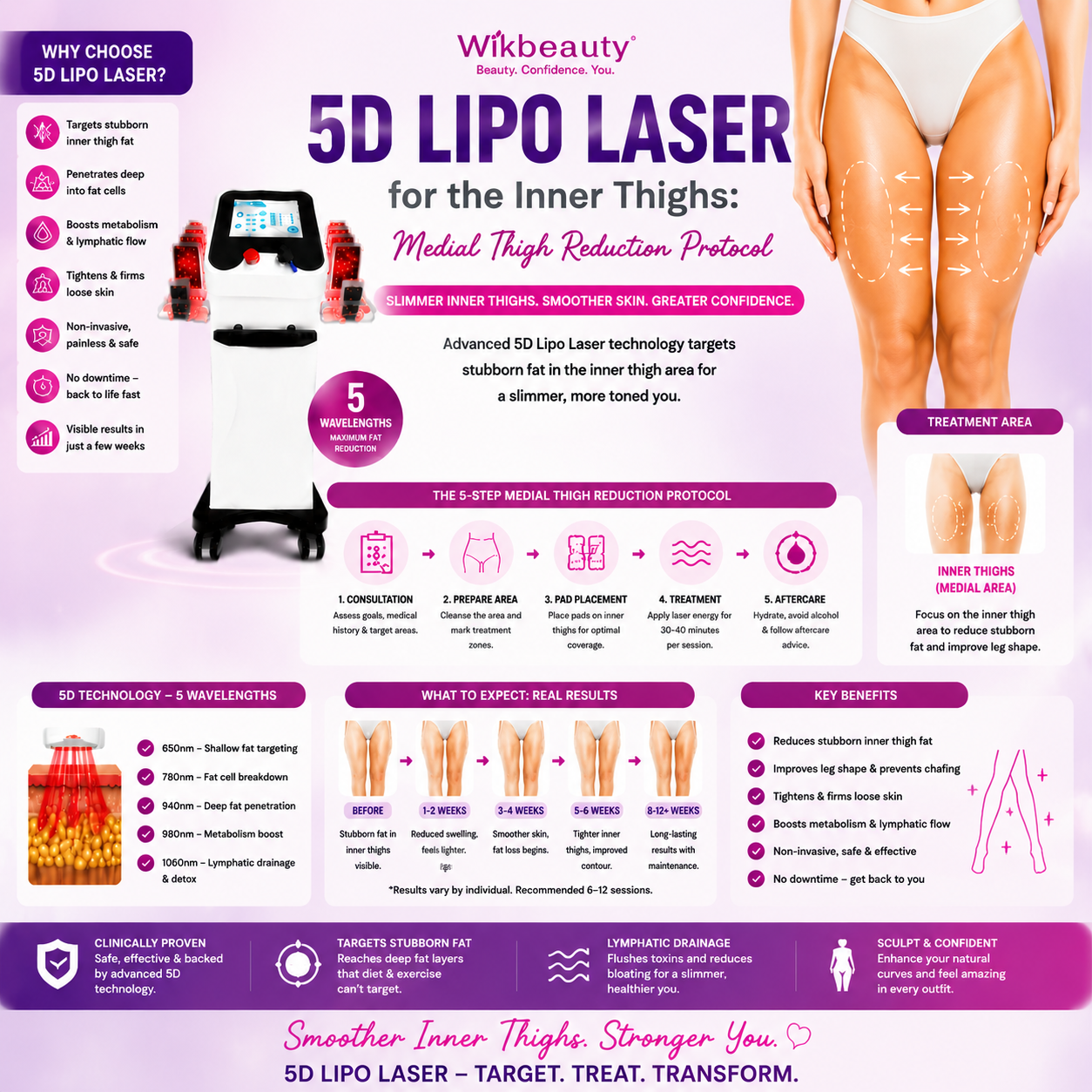 5D Lipo Laser for the Hips: Outer Hip and Saddlebag Reduction Protocol