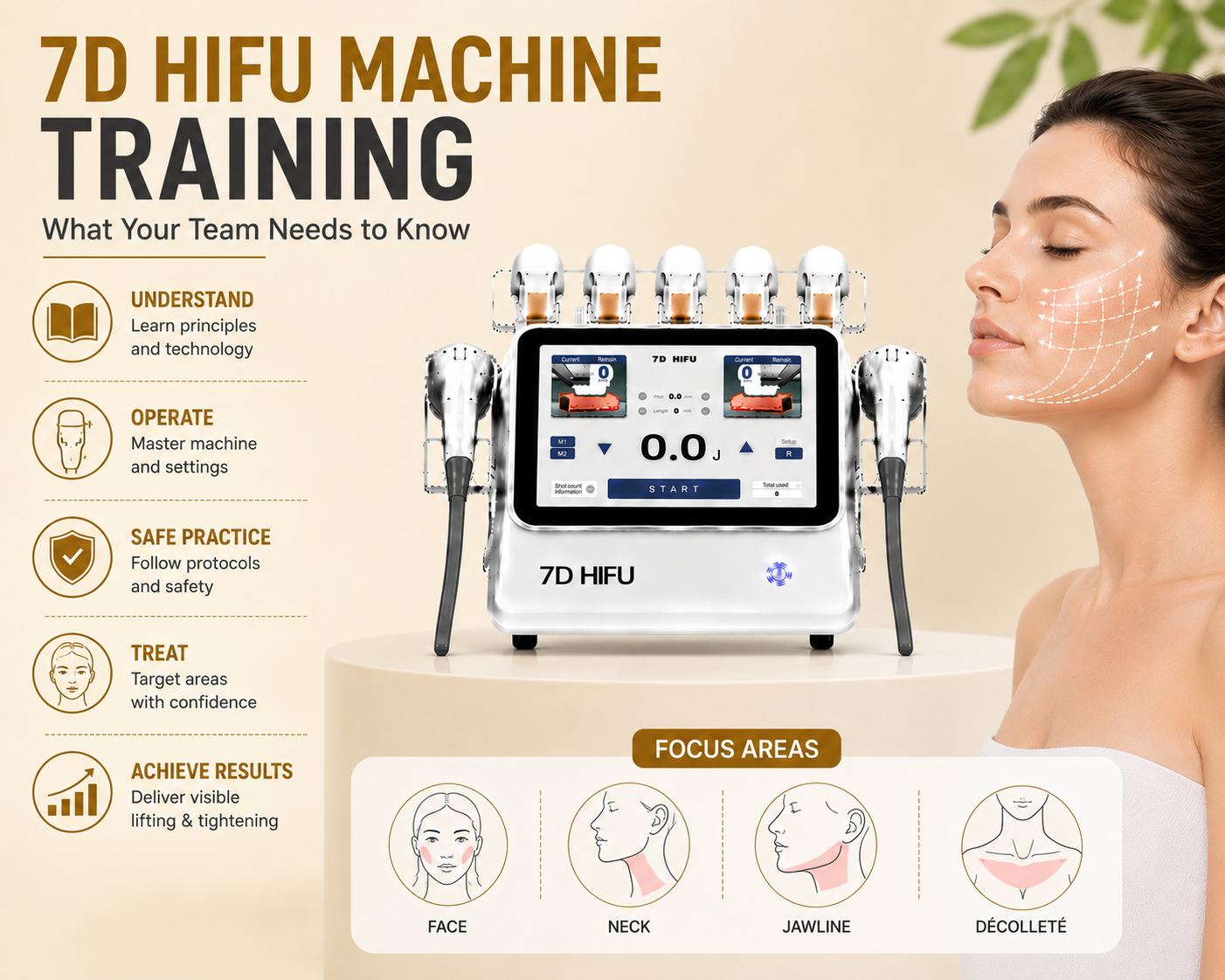 7D HIFU Machine Training: What Your Team Needs to Know