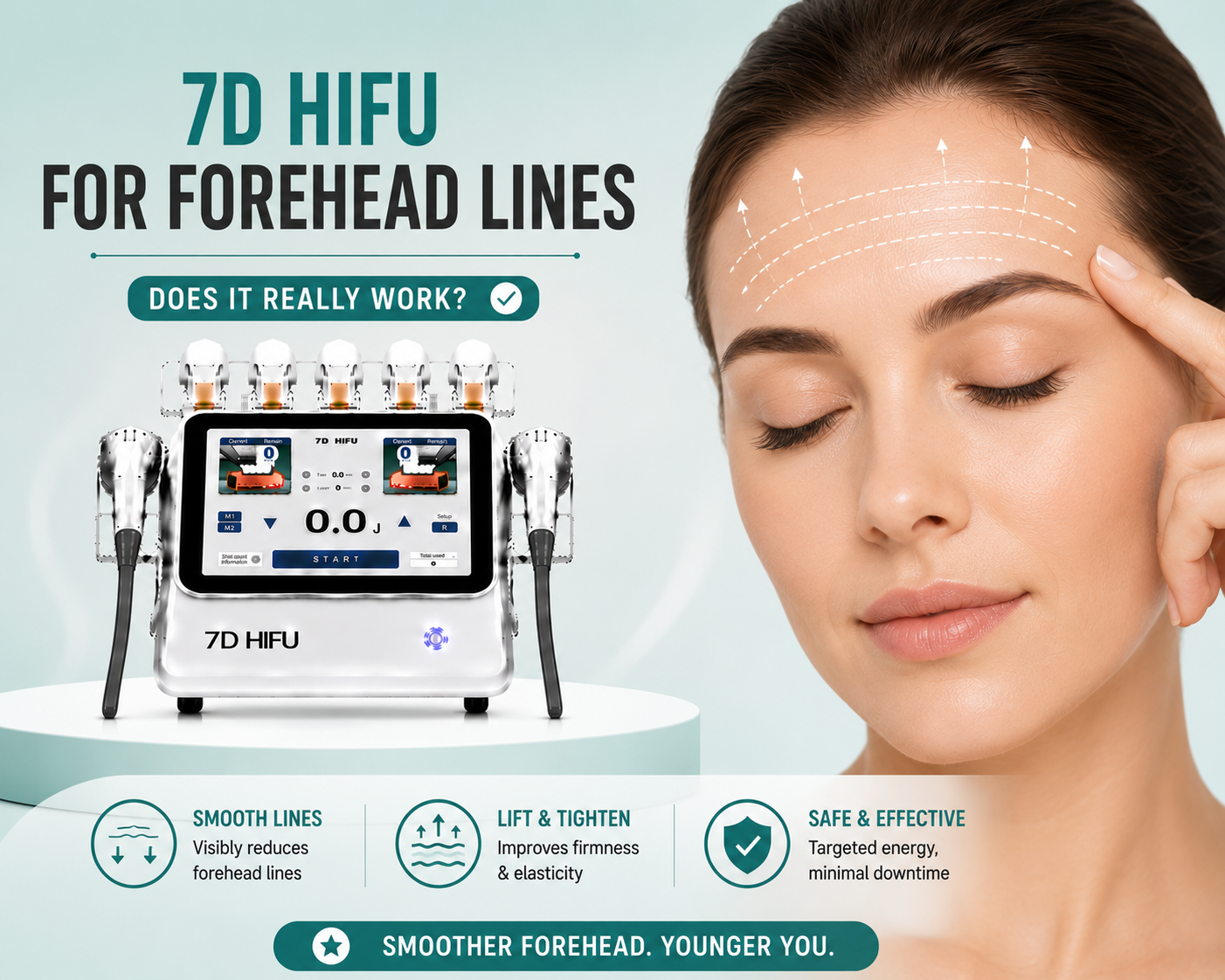 7D HIFU for Forehead Lines: Does It Really Work?