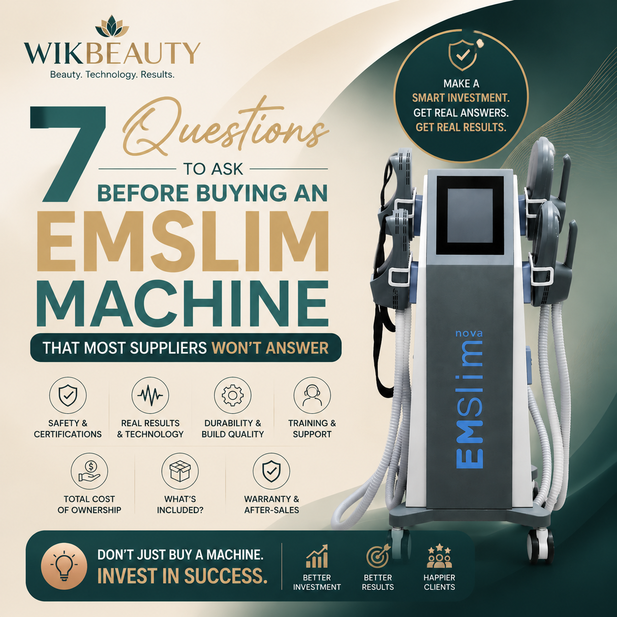 7 Questions to Ask Before Buying an EMSlim Machine That Most Suppliers Won't Answer