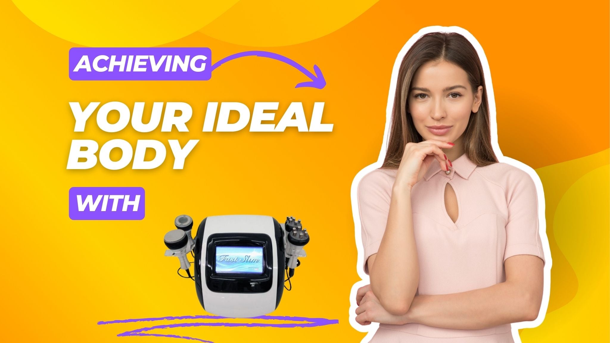 Achieving your ideal body with a cavitation machine.