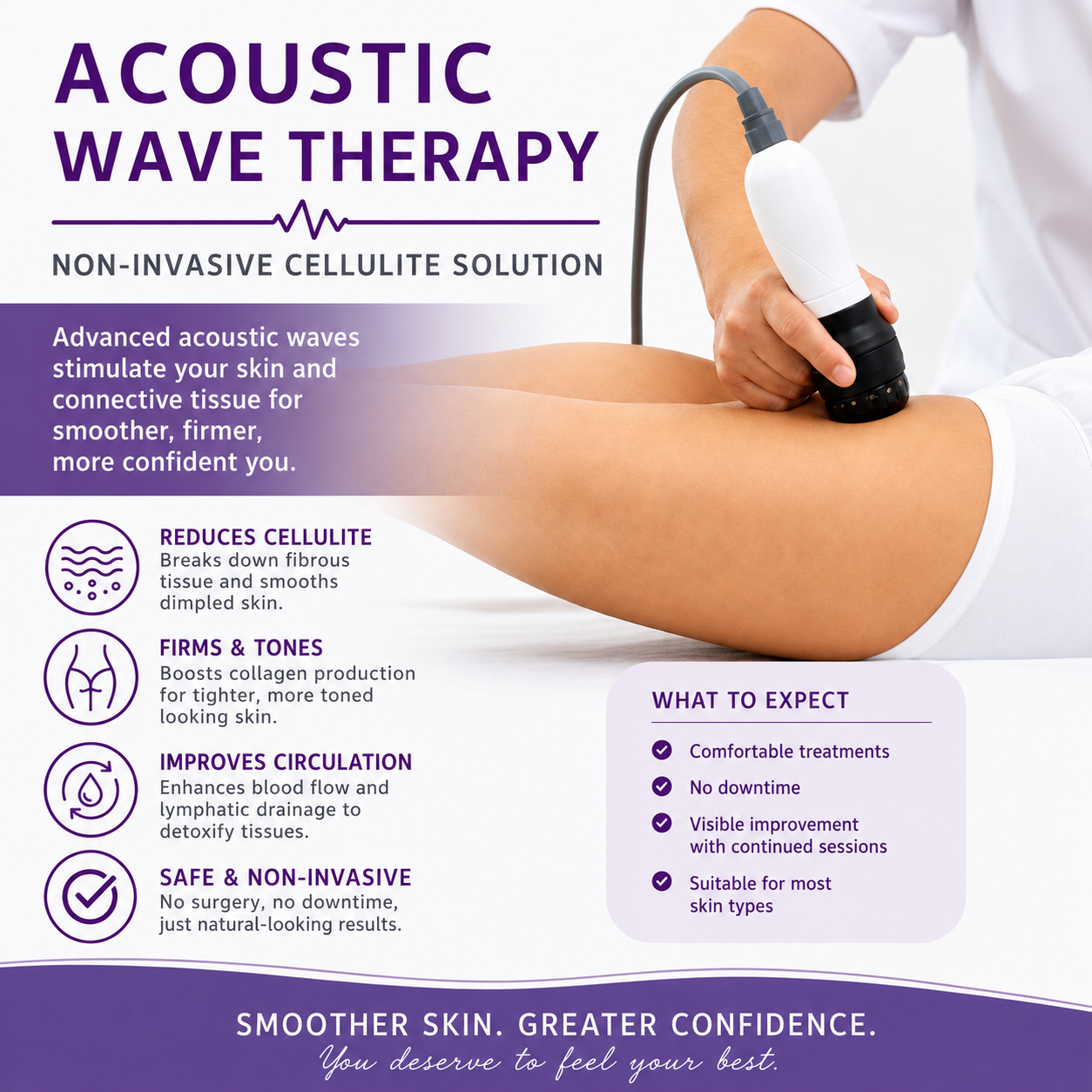 Acoustic Wave Therapy: Non-Invasive Cellulite Solution