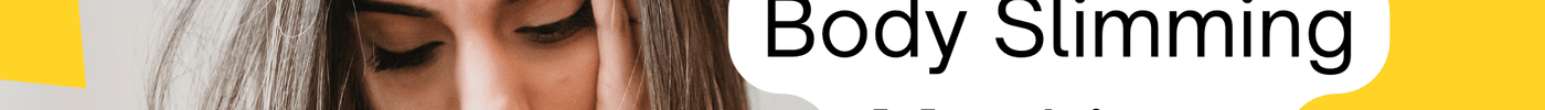 Woman with text "Are Body Slimming Machines Effective?"