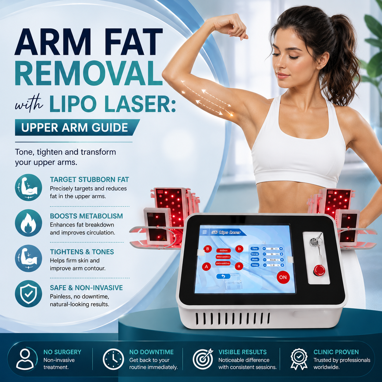 Arm Fat Removal with Lipo Laser: Upper Arm Guide