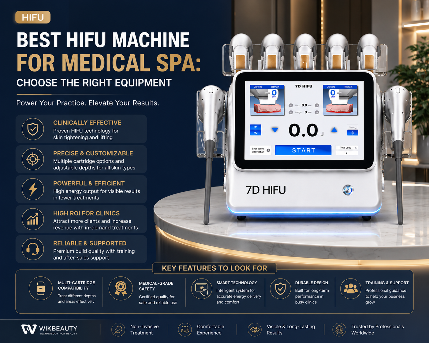 Best HIFU Machine for Medical Spa: Choose the Right Equipment