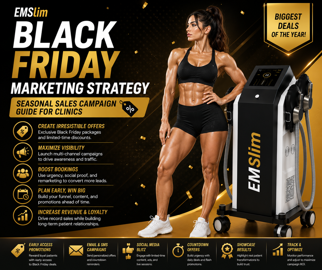 Black Friday Marketing Strategy - Seasonal Sales Campaign Guide for Clinics