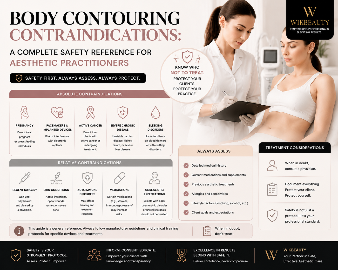 Body Contouring Contraindications: A Complete Safety Reference for Aesthetic Practitioners