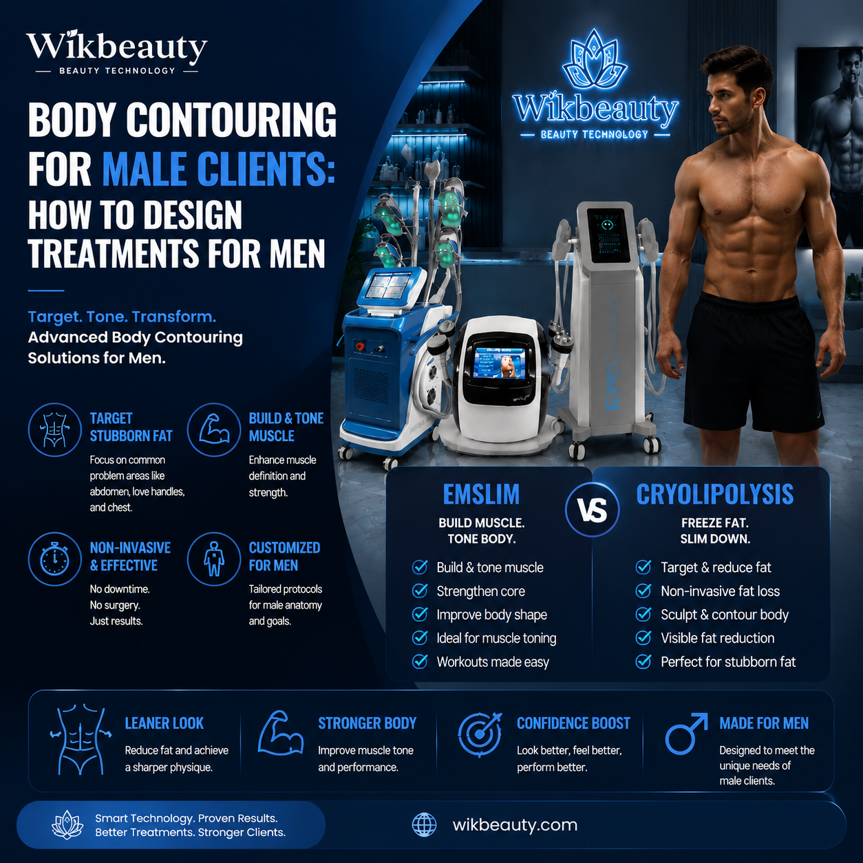 Body Contouring for Male Clients: How to Design Treatments for Men