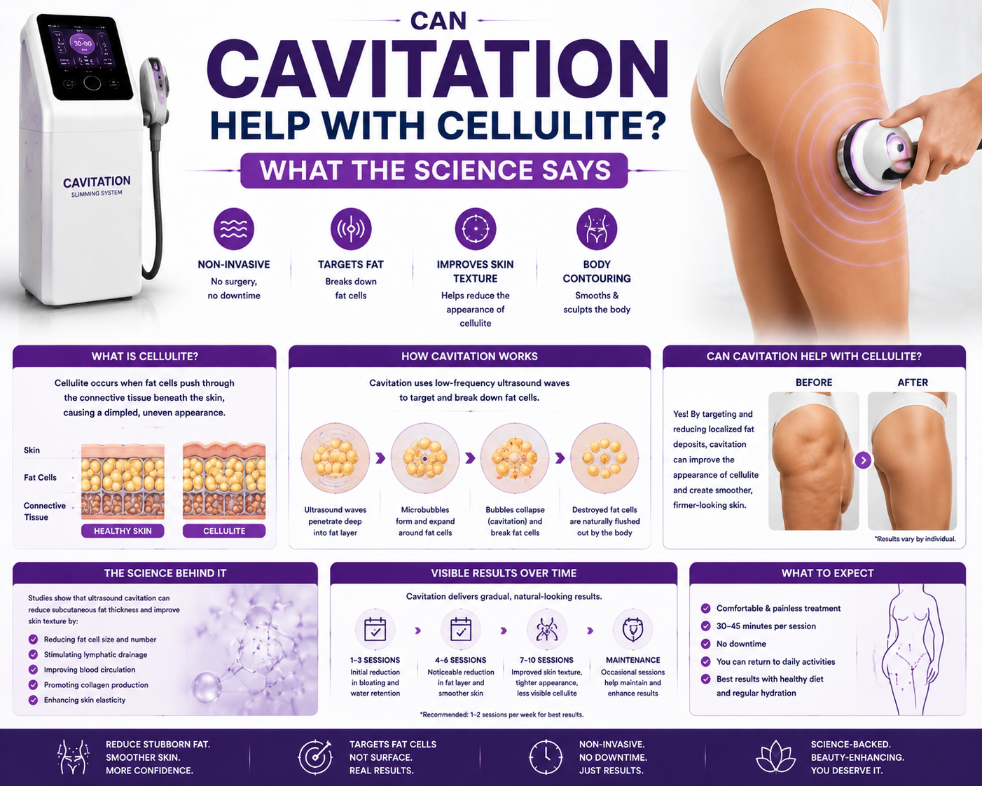 Can Cavitation Help with Cellulite? What the Science Says