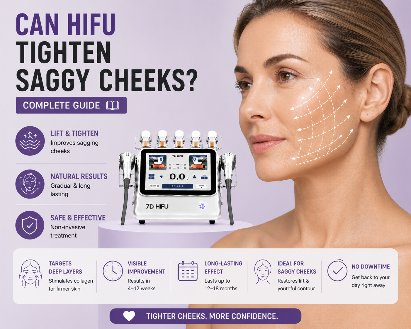 Can HIFU Tighten Saggy Cheeks? Complete Guide