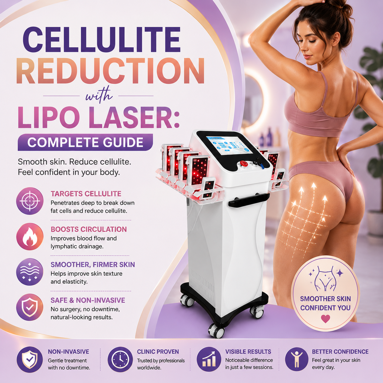Cellulite Reduction with Lipo Laser: Complete Guide