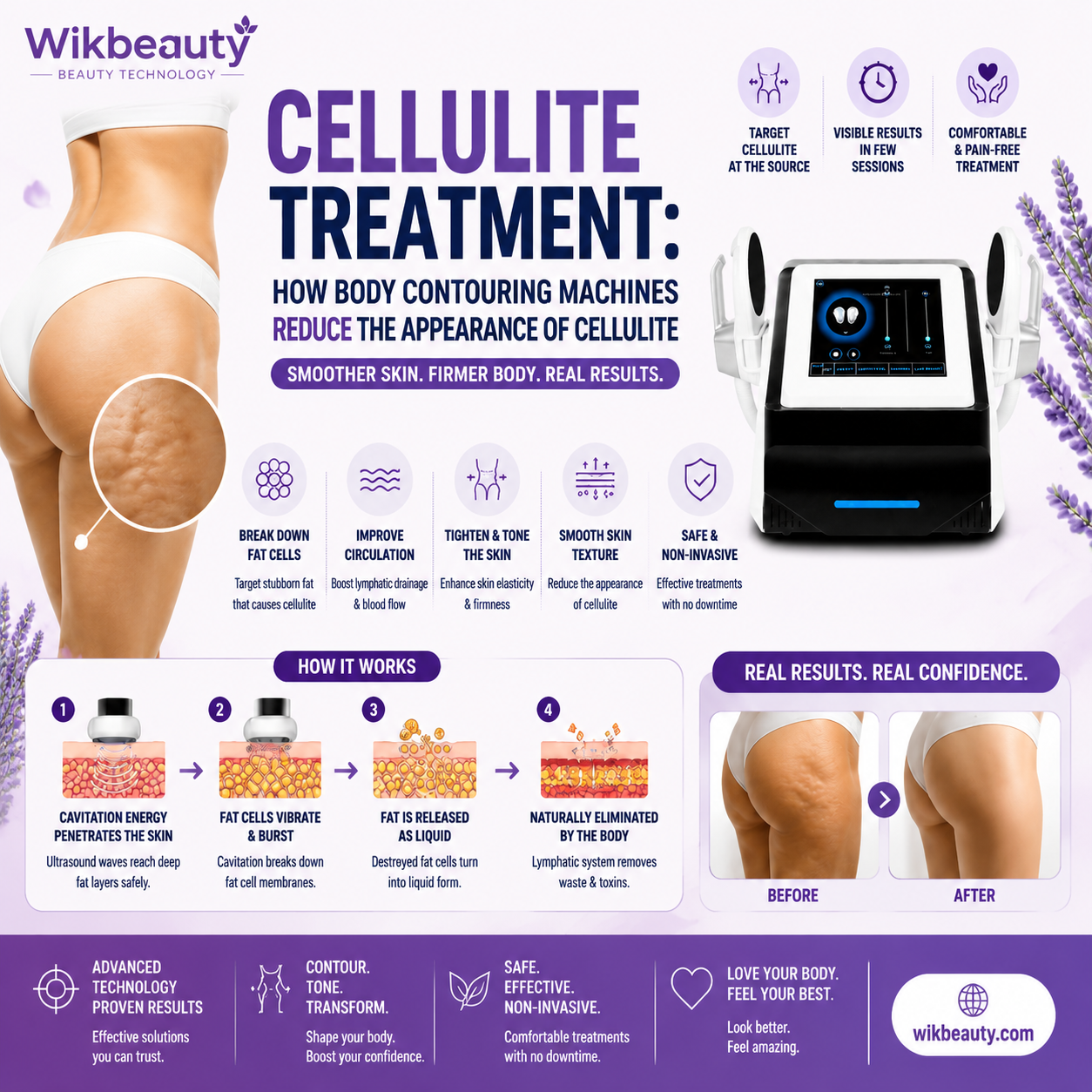 Cellulite Treatment: How Body Contouring Machines Reduce the Appearance of Cellulite