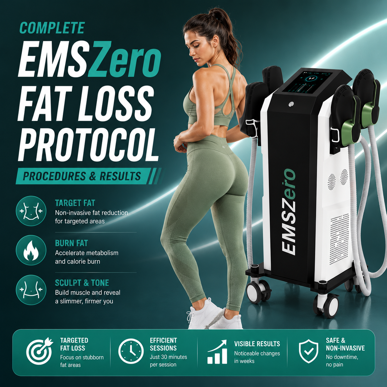 Complete EMSZero Fat Loss Protocol: Procedures & Results