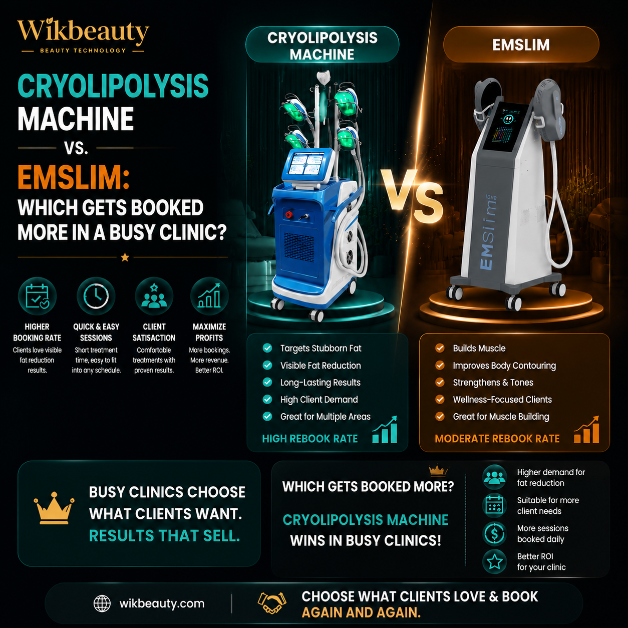 Cryolipolysis Machine vs. EMSlim: Which Gets Booked More in a Busy Clinic?