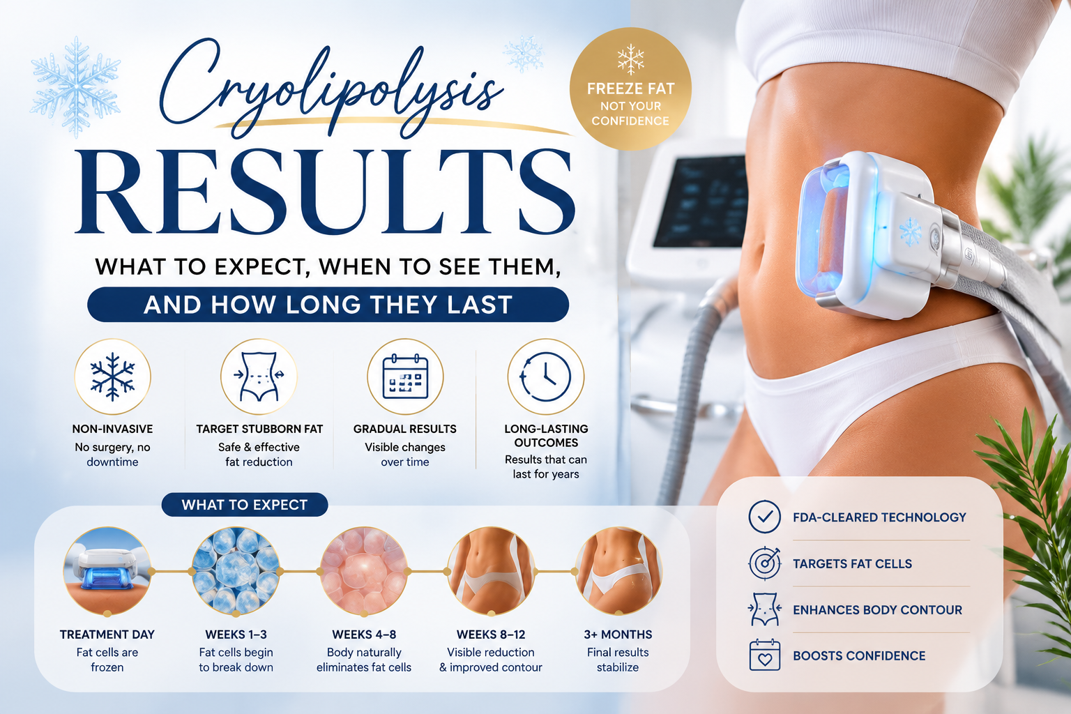 Cryolipolysis Results: What to Expect, When to See Them, and How Long They Last