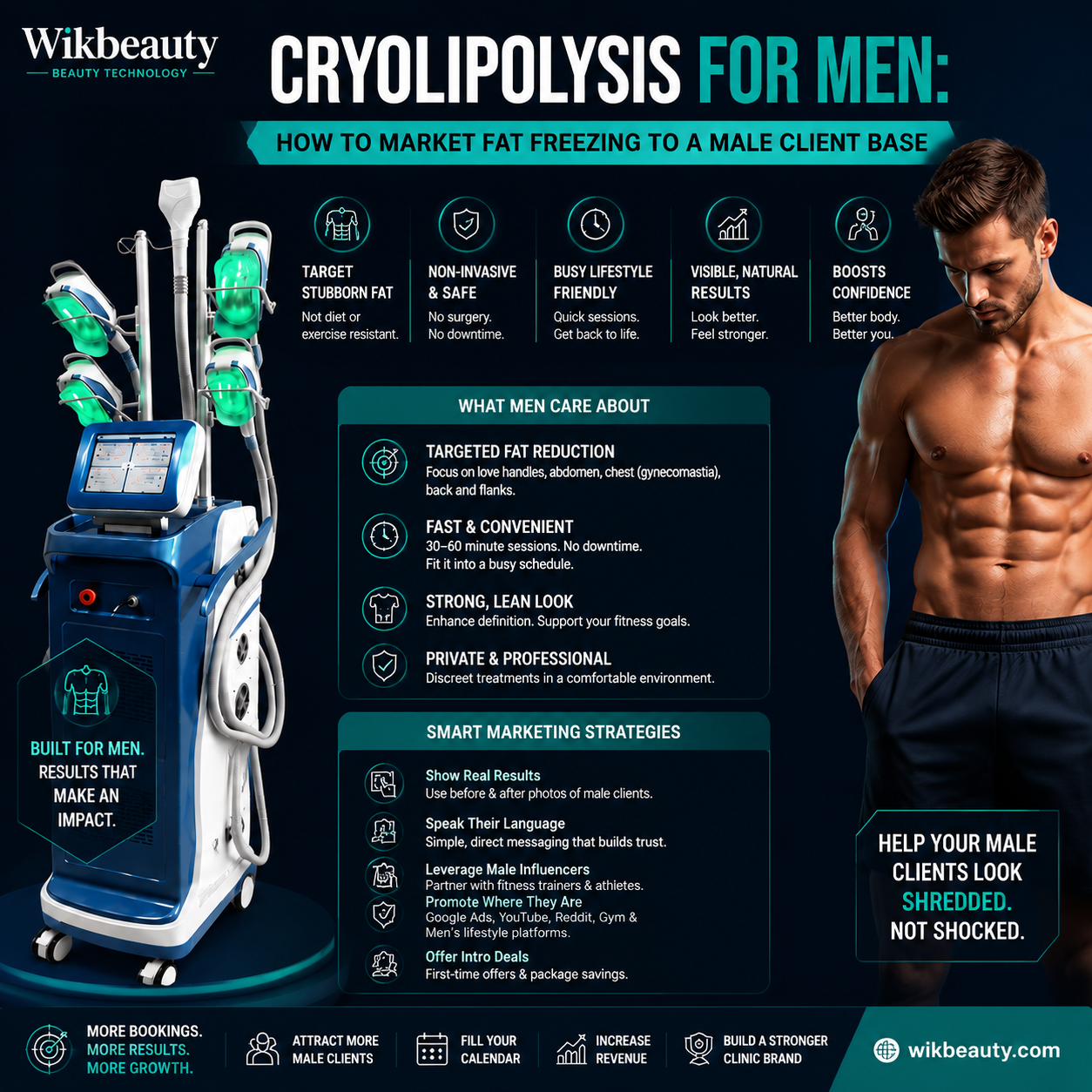 Cryolipolysis for Men: How to Market Fat Freezing to a Male Client Base