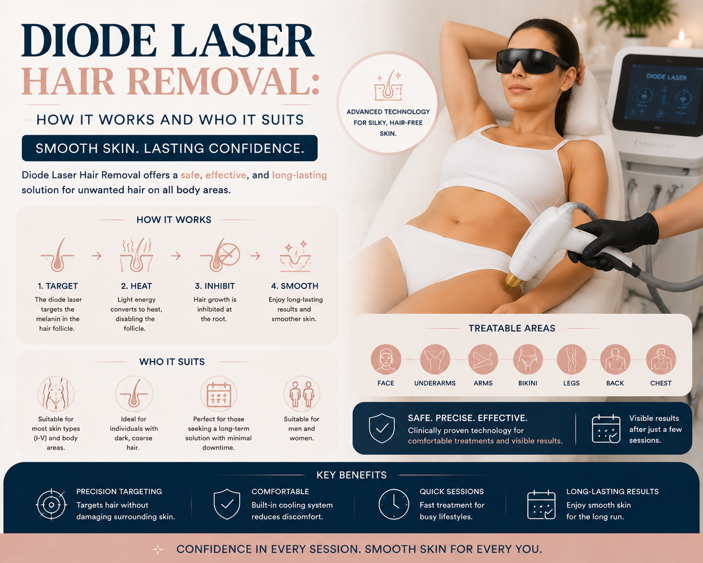 Diode Laser Hair Removal: How It Works and Who It Suits