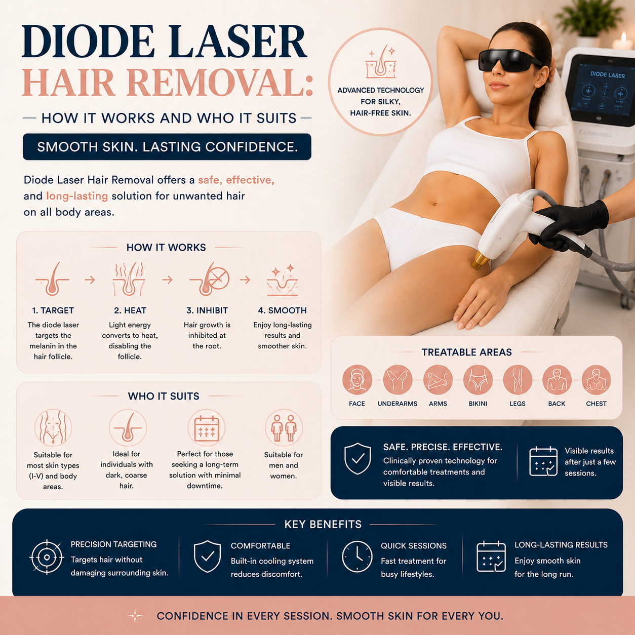 Diode Laser Hair Removal: How It Works and Who It Suits