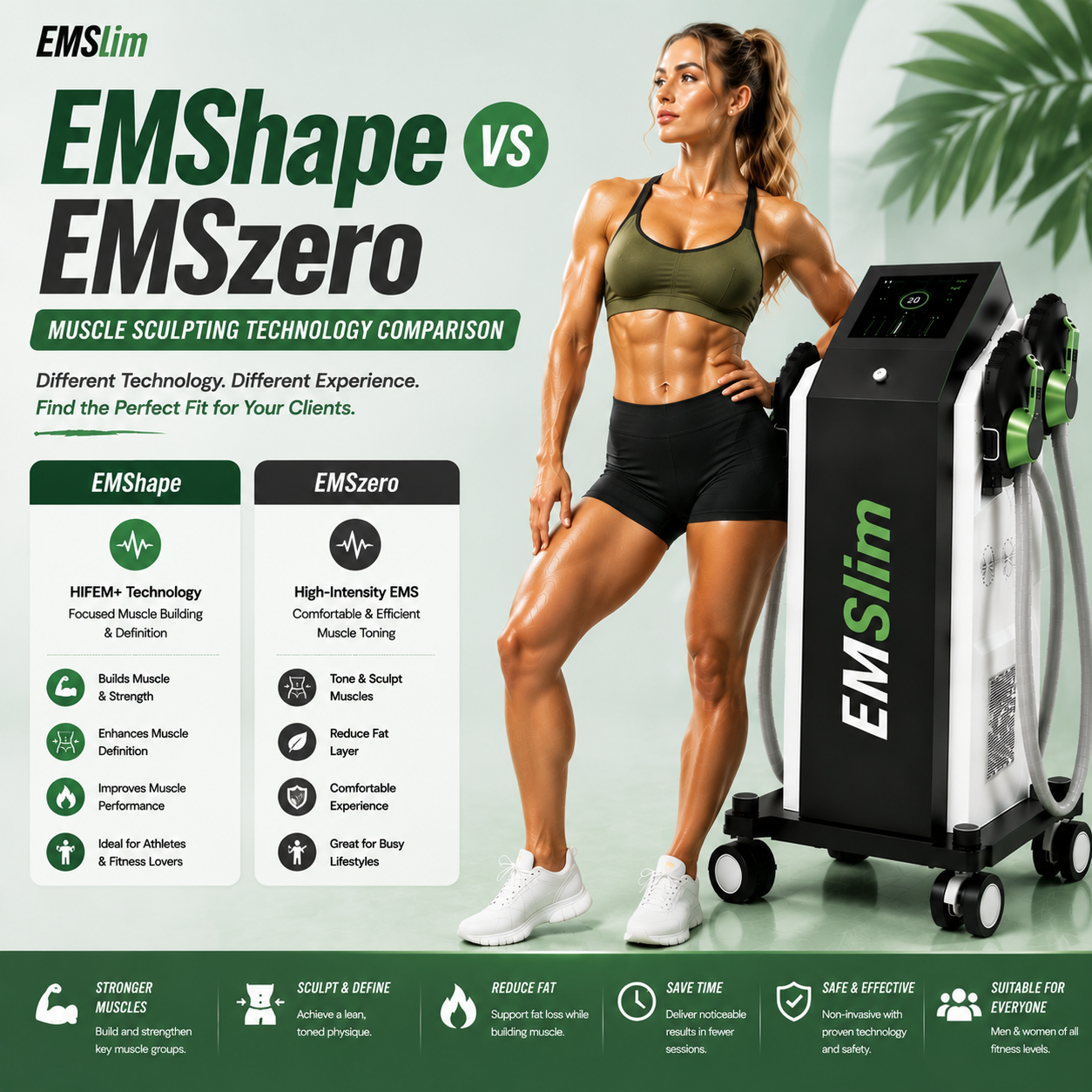 EMShape vs EMSzero - Muscle Sculpting Technology Comparison