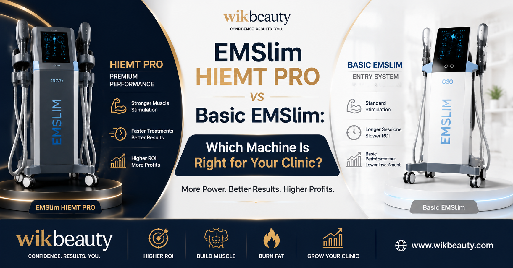 EMSlim HIEMT PRO vs Basic EMSlim: Which Machine Is Right for Your Clinic?