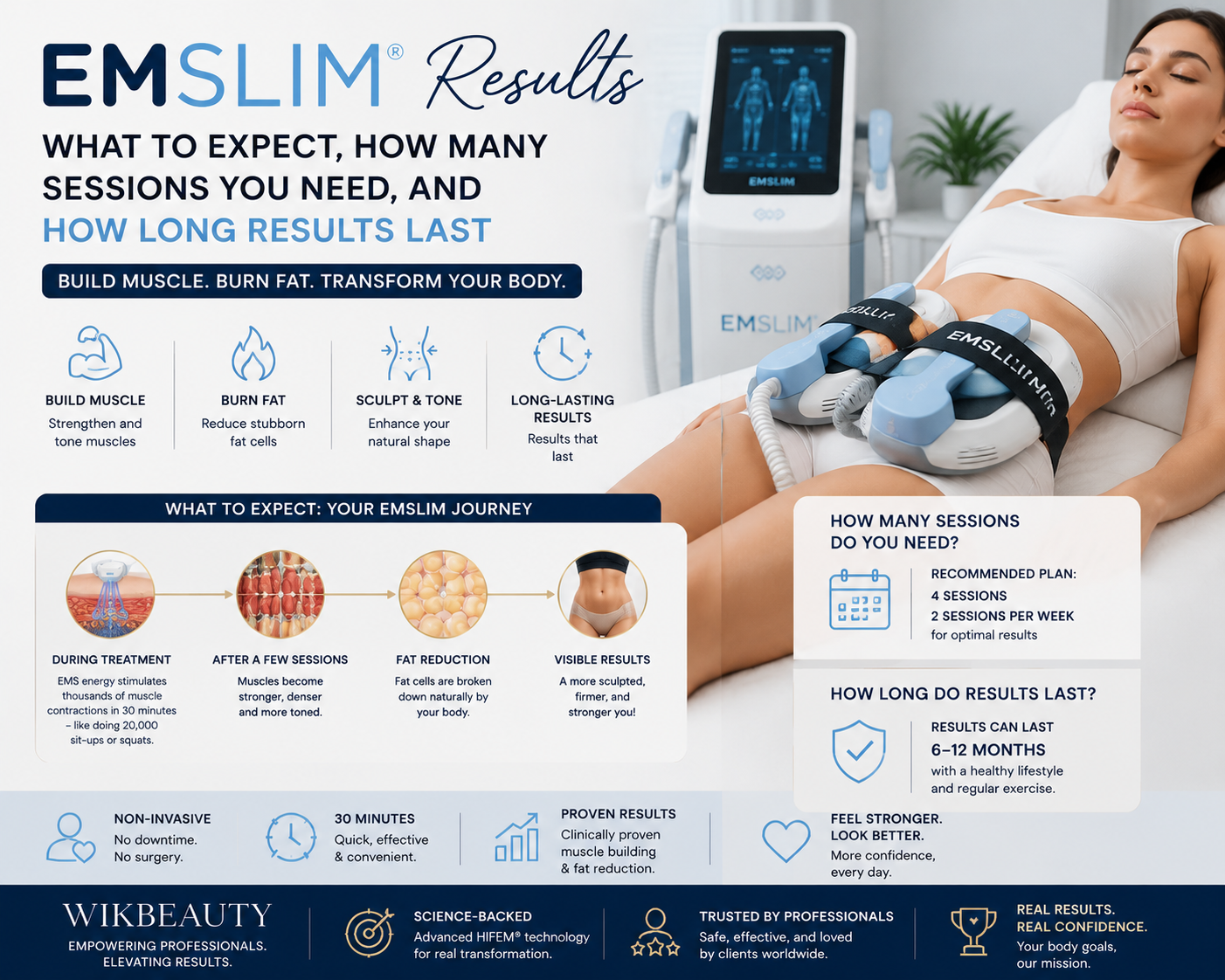 EMSlim Results: What to Expect, How Many Sessions You Need, and How Long Results Last