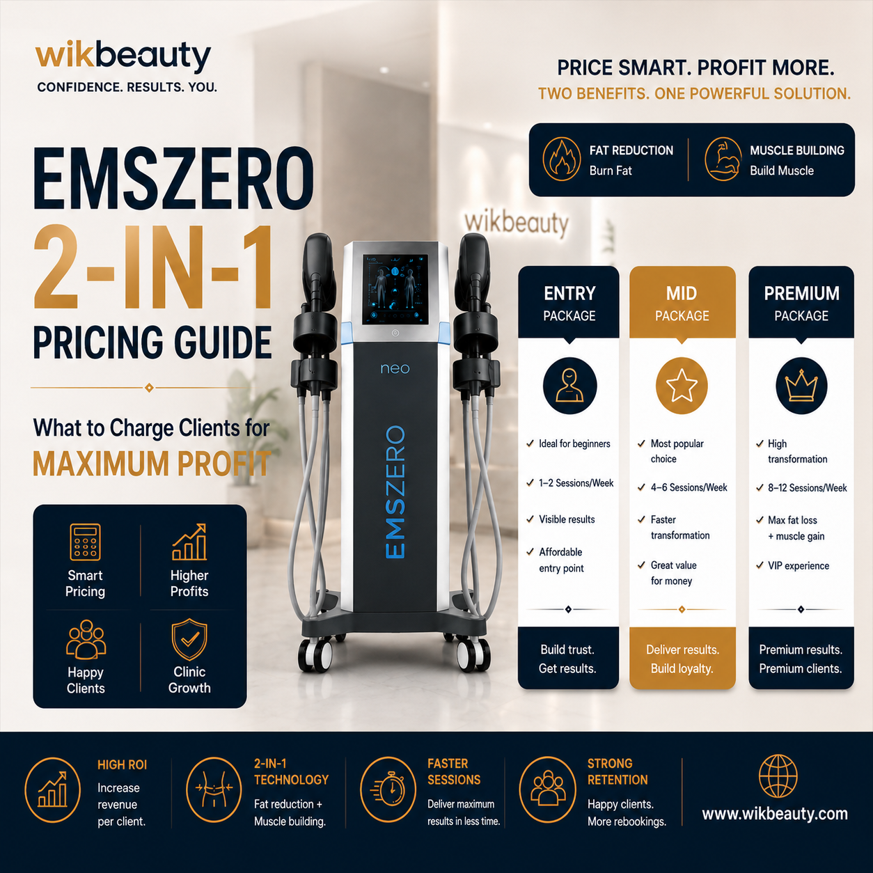 EMSzero 2-in-1 Pricing Guide: What to Charge Clients for Maximum Profit