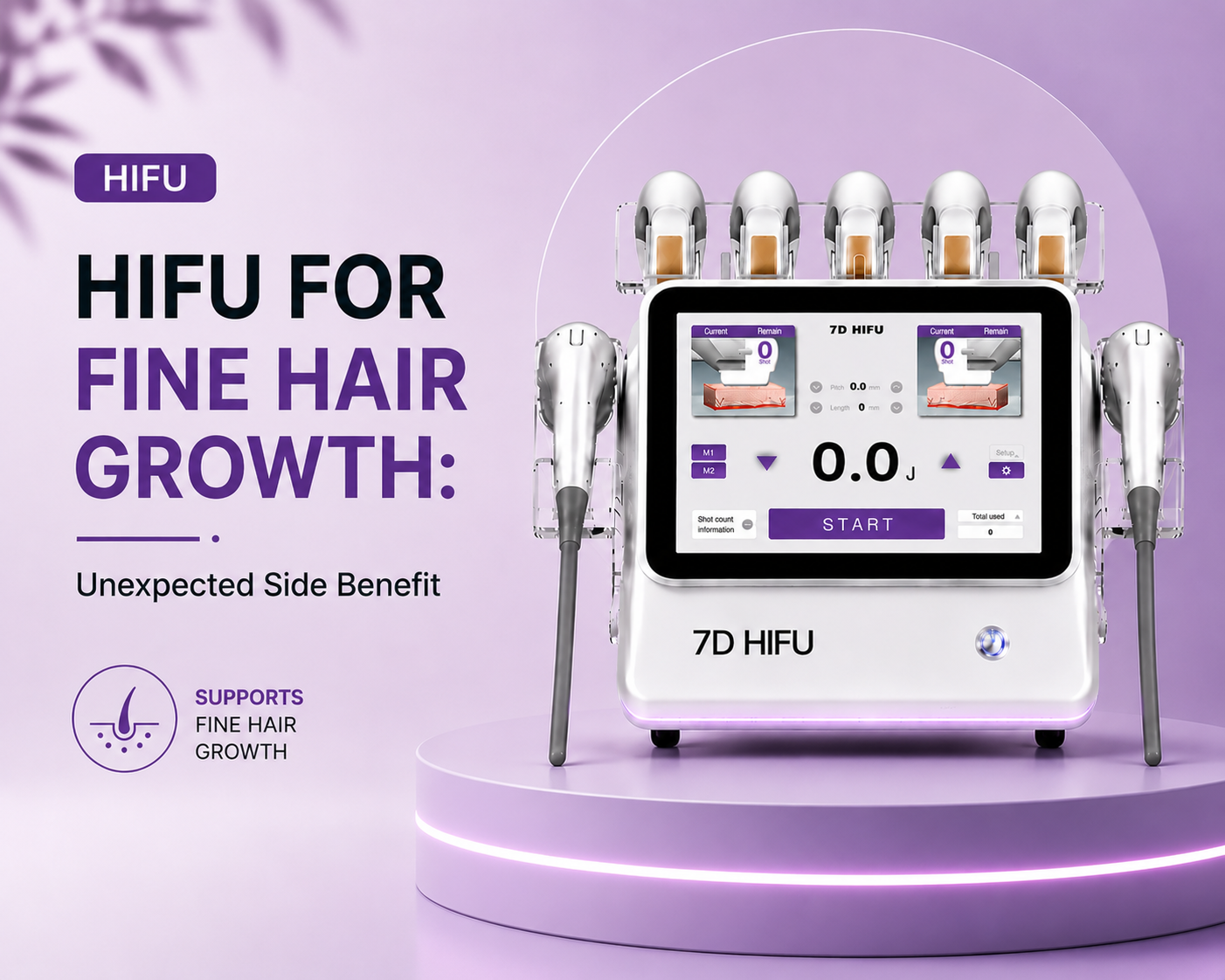 HIFU for Fine Hair Growth on Face: Unexpected Side Benefit