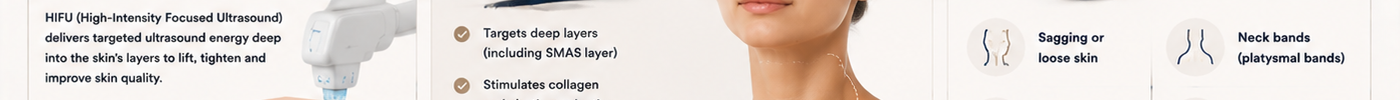 HIFU for Neck and Décolletage: Complete Client Guide