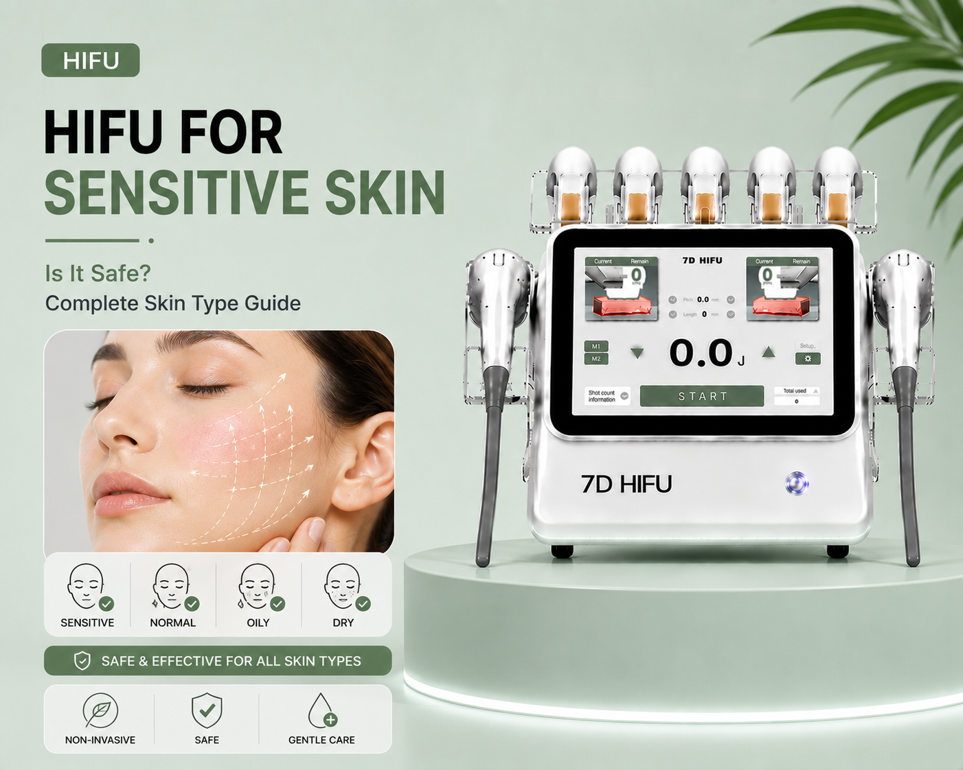 HIFU for Sensitive Skin: Is It Safe? Complete Skin Type Guide