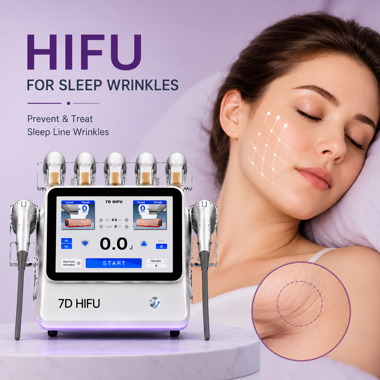 HIFU for Sleep Wrinkles: Prevent and Treat Sleep Line Wrinkles