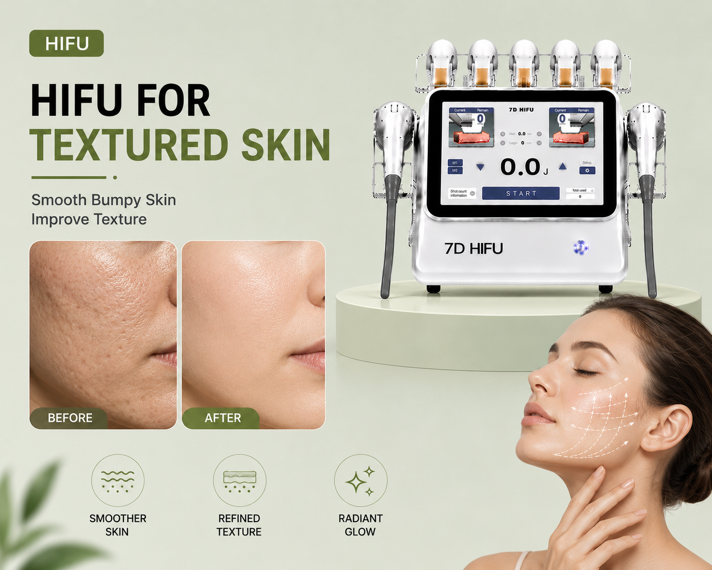 HIFU for Textured Skin: Smooth Bumpy Skin and Improve Texture