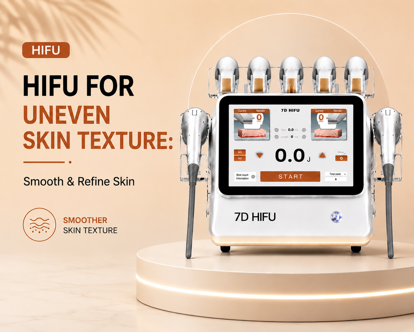 HIFU for Uneven Skin Texture: Smooth and Refine Skin