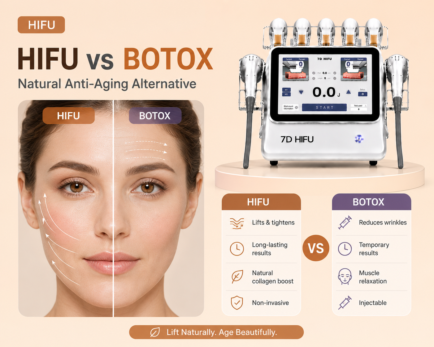 HIFU vs Botox: Natural Anti-Aging Alternative Comparison