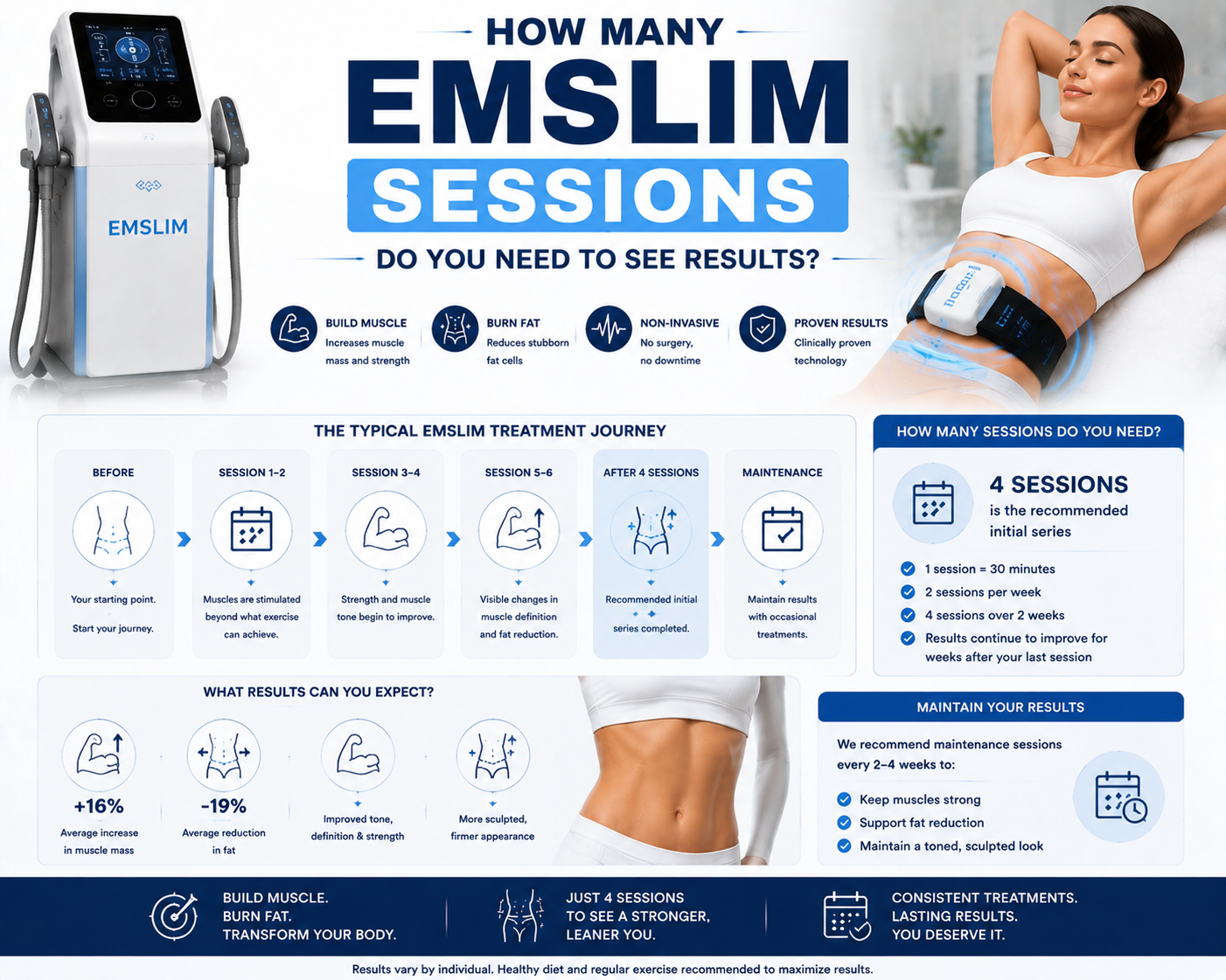 How Many EMSlim Sessions Do You Need to See Results?