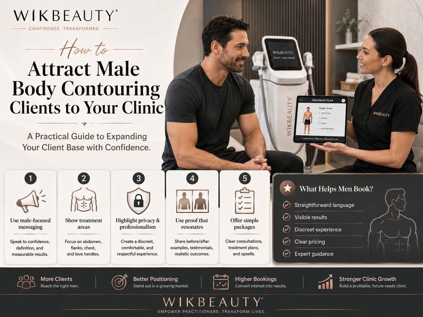 How to Attract Male Body Contouring Clients to Your Clinic