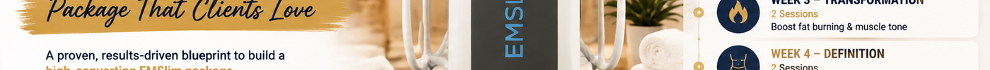 How to Create a 6-Week EMSlim Body Transformation Package That Clients Love