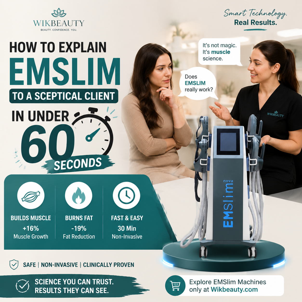 How to Explain EMSlim to a Sceptical Client in Under 60 Seconds