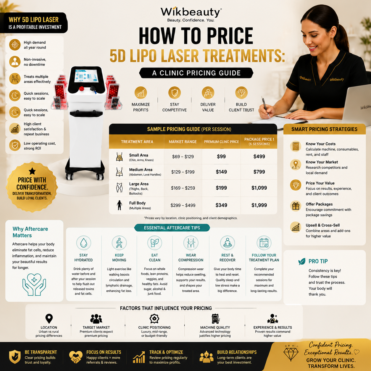 How to Price 5D Lipo Laser Treatments: A Clinic Pricing Guide