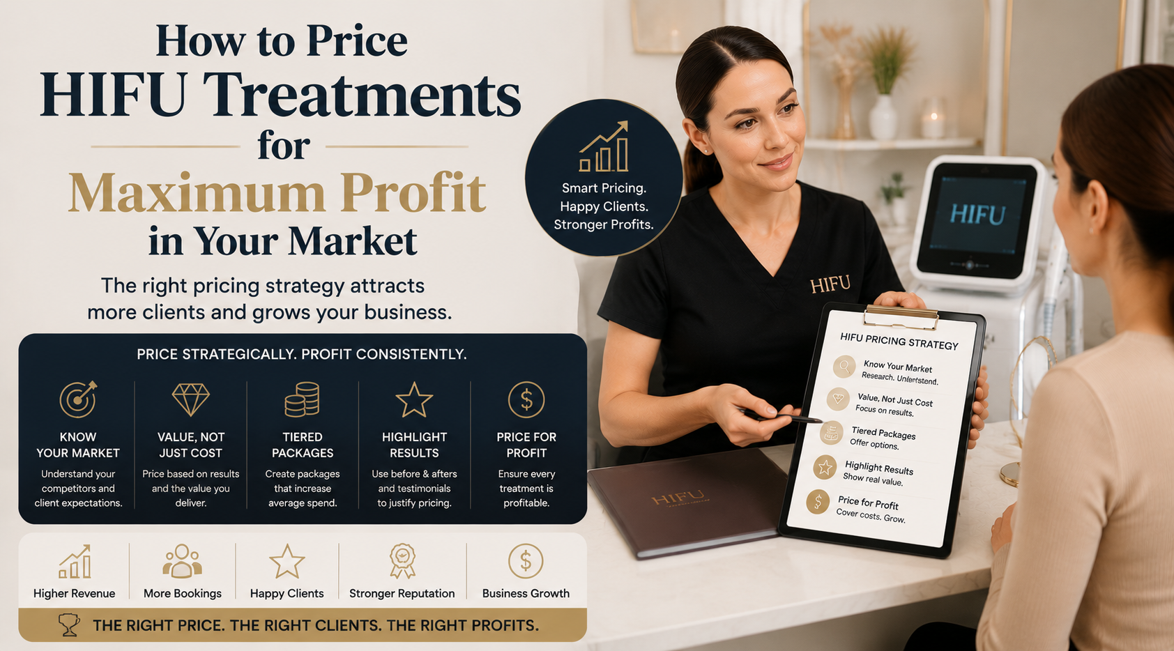 How to Price HIFU Treatments for Maximum Profit in Your Market