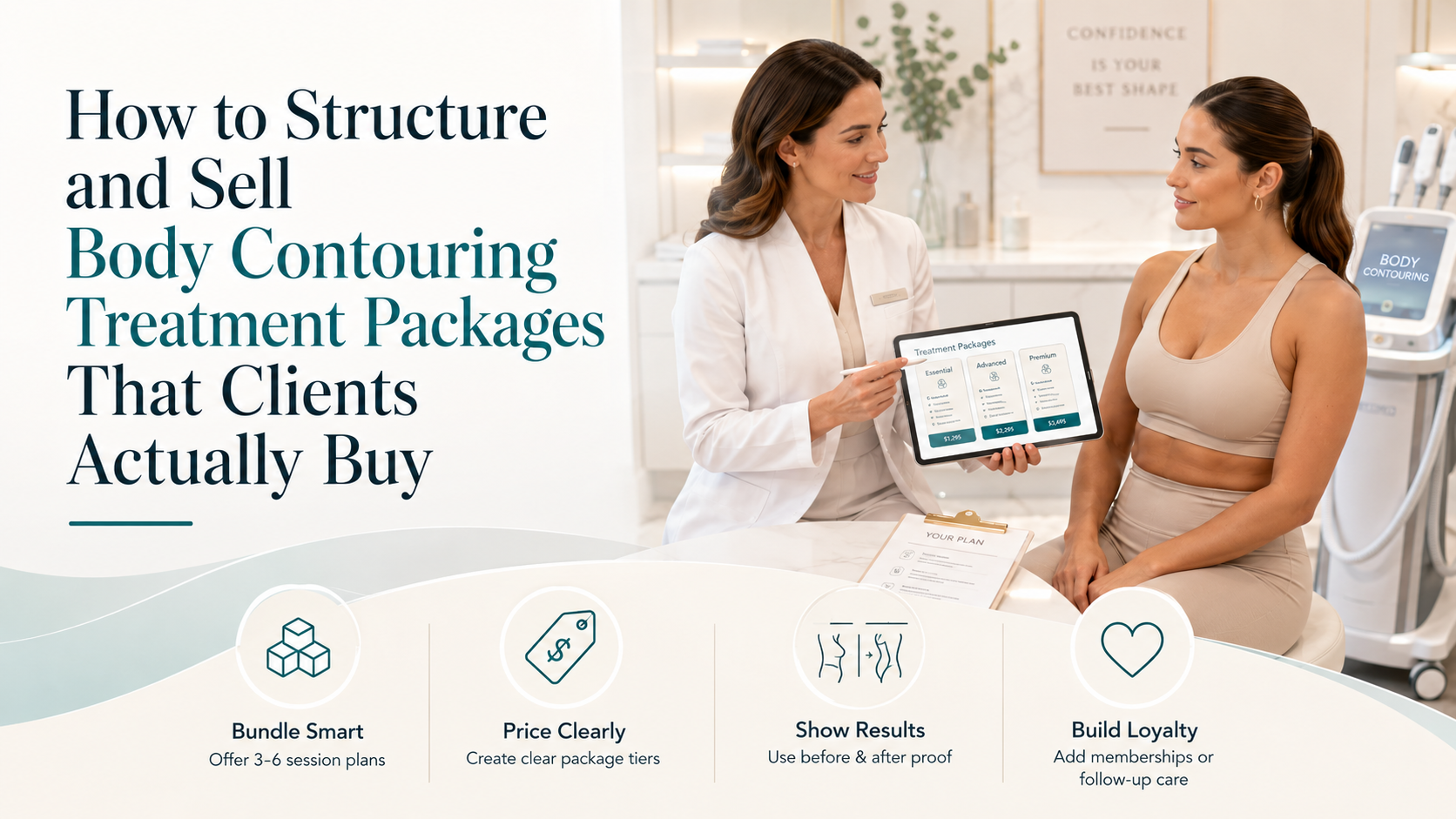 How to Structure and Sell Body Contouring Treatment Packages That Clients Actually Buy